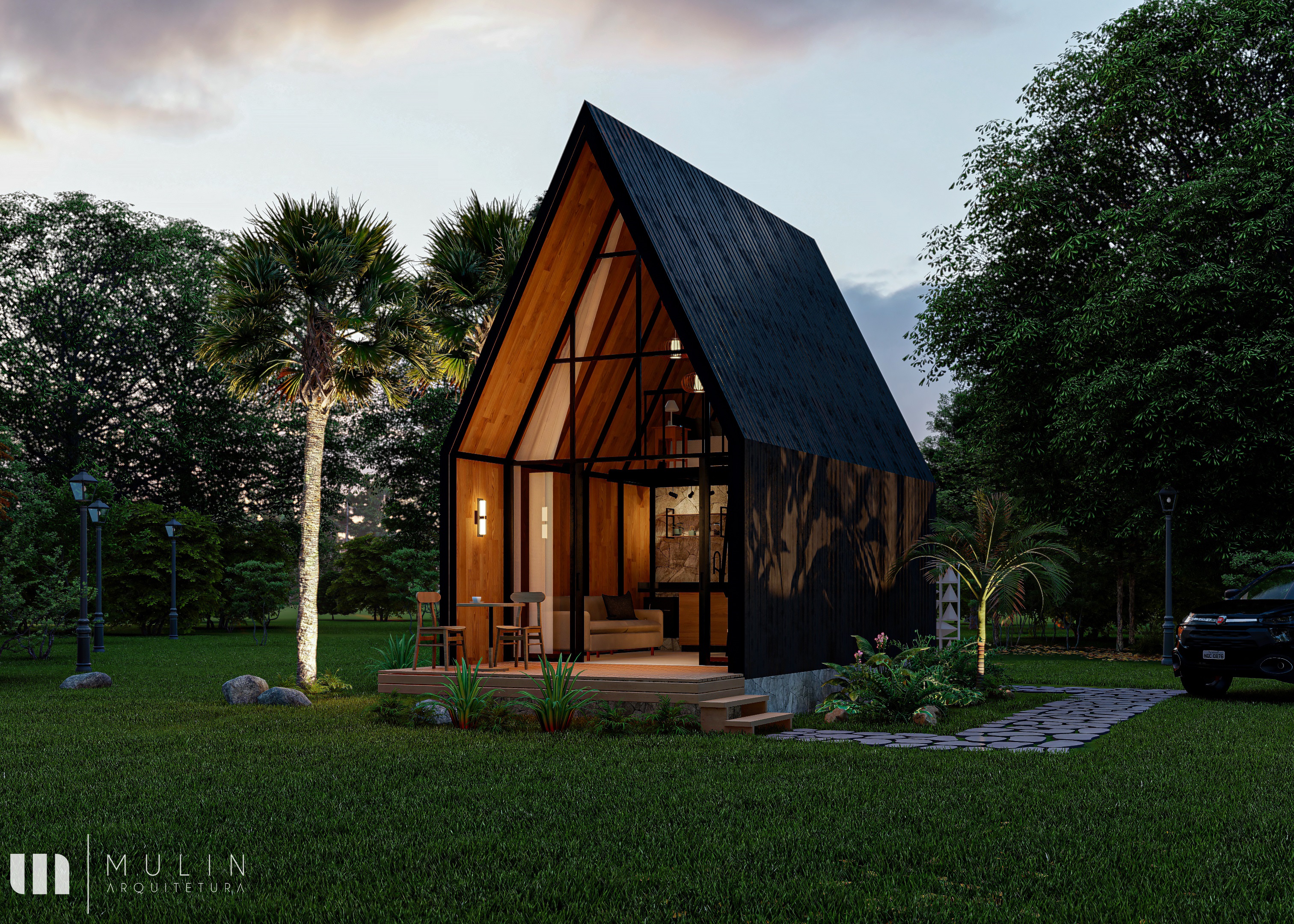 Chalé A-frame 36